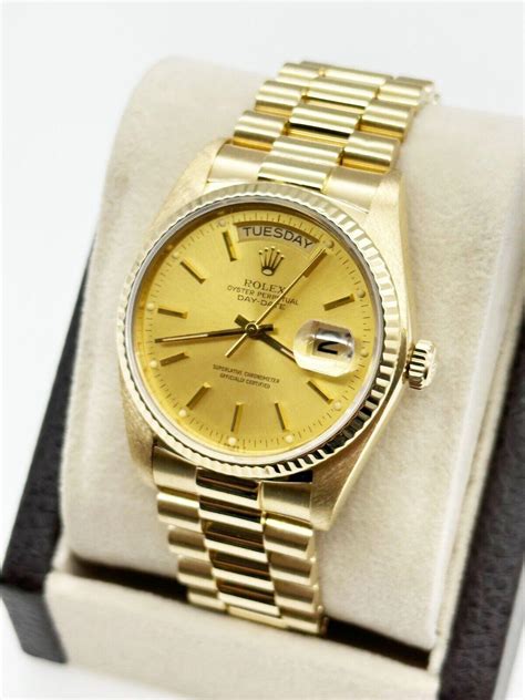 rolex day-date president 18038|rolex 18038 production years.